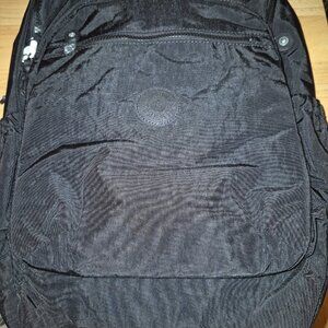 Kipling Black Backpack with Monkey New